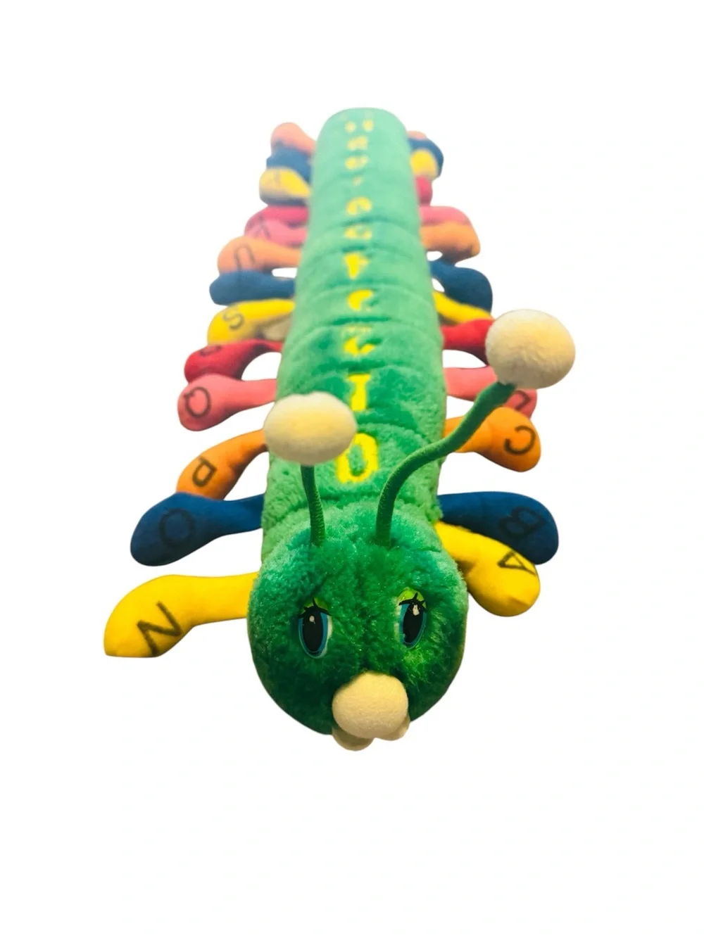 VTG Caterpillar Plush ABC’s 123’s Stuffed Animal 24”